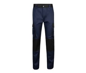 103020B.PANTALÓN BICOLOR AZUL NAVY/NEGRO 50