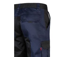 103020B.PANTALÓN BICOLOR AZUL NAVY/NEGRO 50