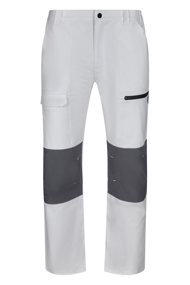 103022S.PANTALÓN TREKKING STRETCH BLANCO/GRIS S