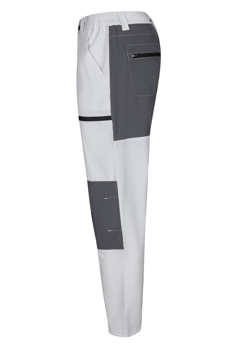 103022S.PANTALÓN TREKKING STRETCH BLANCO/GRIS S