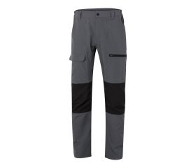103022S.PANTALÓN TREKKING STRETCH GRIS/NEGRO 2XL