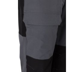 103022S.PANTALÓN TREKKING STRETCH GRIS/NEGRO 2XL