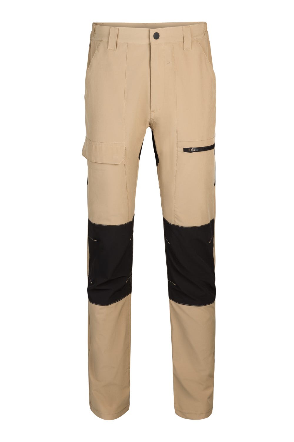 103022S.PANTALÓN TREKKING STRETCH BEIGE ARENA/NEGRO 2XL
