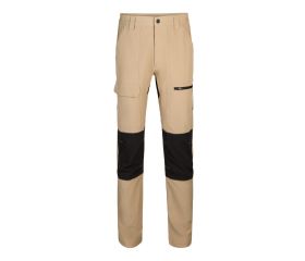 103022S.PANTALÓN TREKKING STRETCH BEIGE ARENA/NEGRO 2XL
