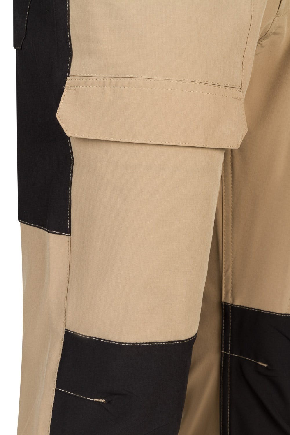 103022S.PANTALÓN TREKKING STRETCH BEIGE ARENA/NEGRO 2XL