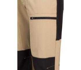 103022S.PANTALÓN TREKKING STRETCH BEIGE ARENA/NEGRO 2XL