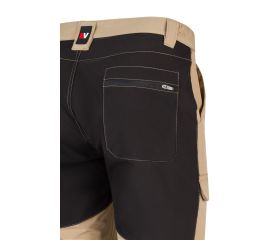 103022S.PANTALÓN TREKKING STRETCH BEIGE ARENA/NEGRO 2XL