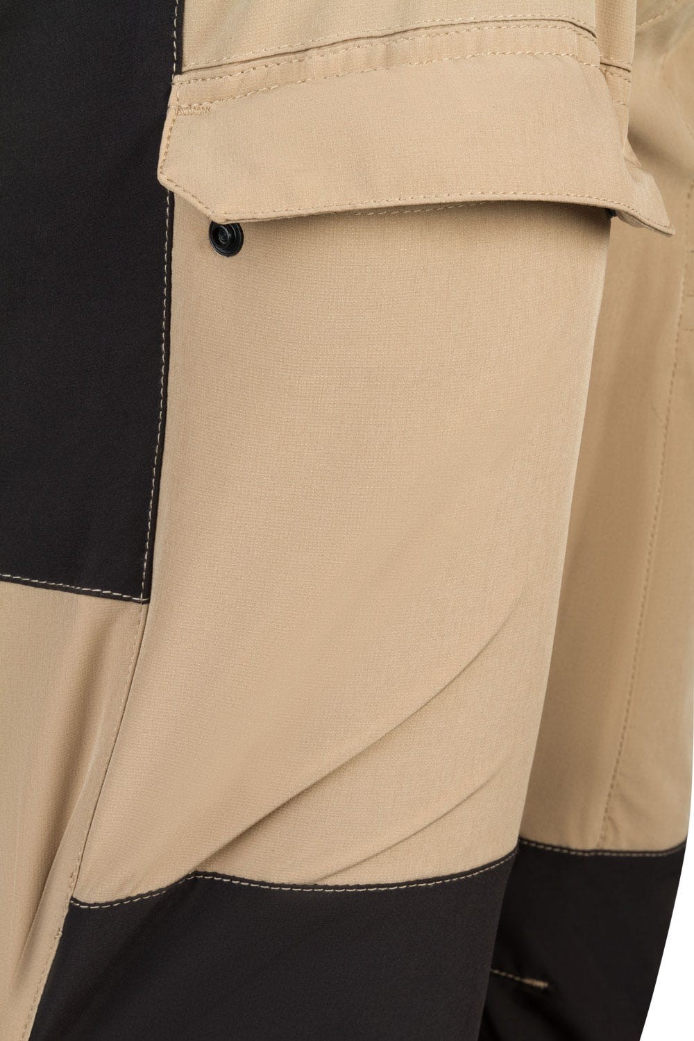 103022S.PANTALÓN TREKKING STRETCH BEIGE ARENA/NEGRO 2XL