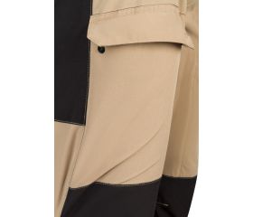 103022S.PANTALÓN TREKKING STRETCH BEIGE ARENA/NEGRO 2XL