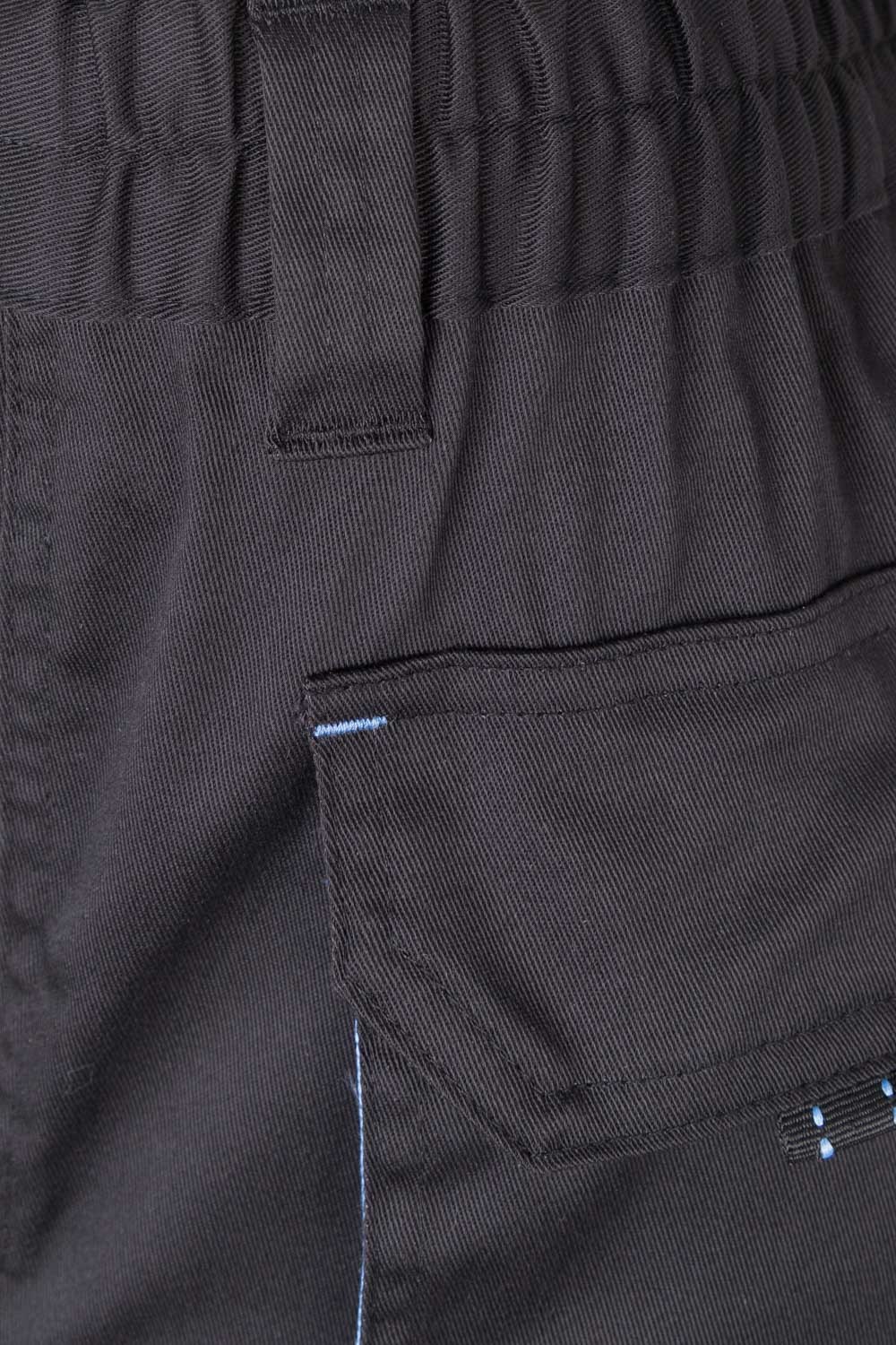 103024S.PANTALÓN STRETCH BICOLOR NEGRO/CELESTE 34