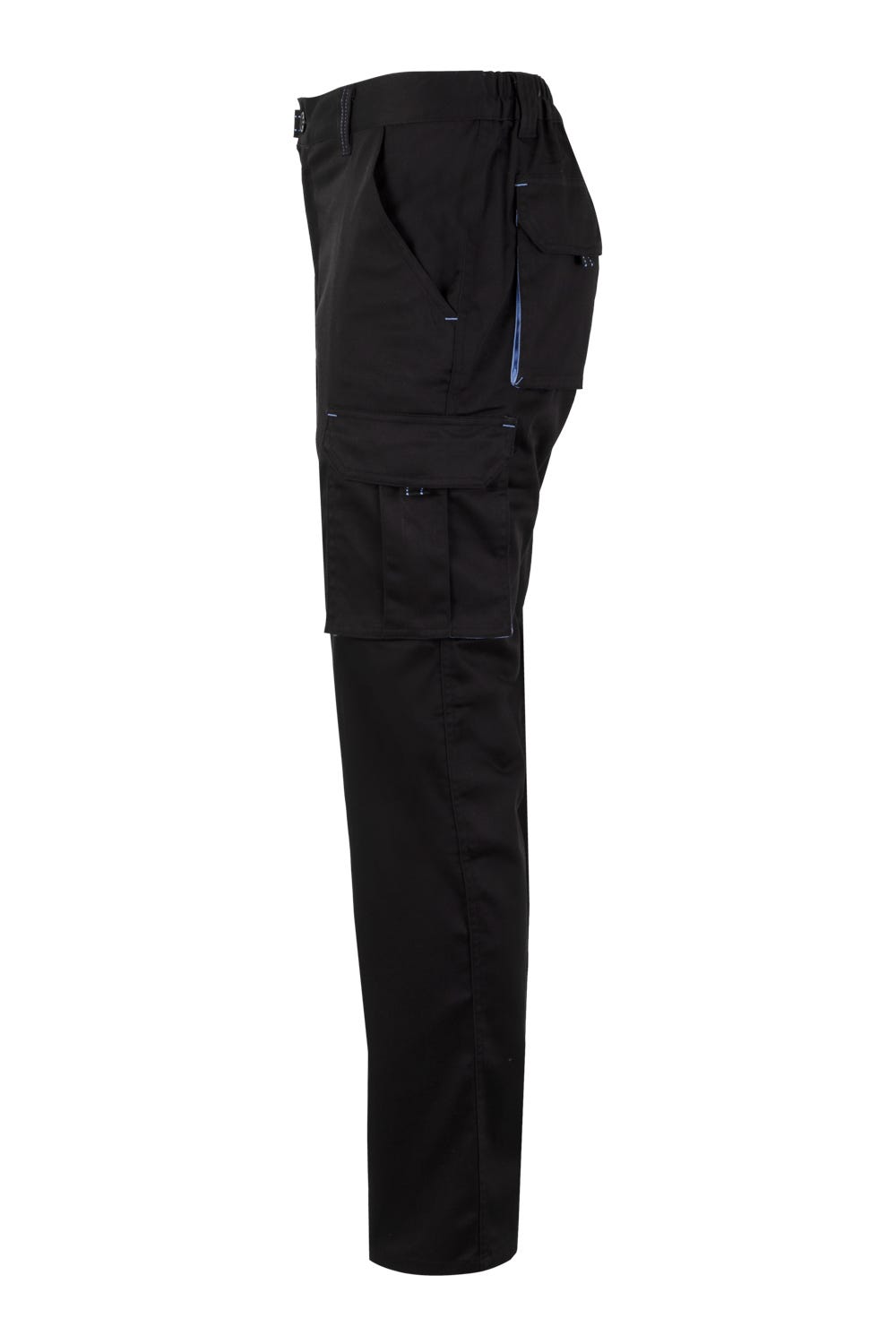 103024S.PANTALÓN STRETCH BICOLOR NEGRO/CELESTE 34
