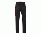 103024S.PANTALÓN STRETCH BICOLOR NEGRO/ROJO 34