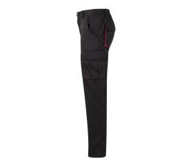 103024S.PANTALÓN STRETCH BICOLOR NEGRO/ROJO 36