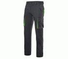 103024S.PANTALÓN STRETCH BICOLOR NEGRO/VERDE LIMA 34