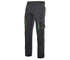 103024S.PANTALÓN STRETCH BICOLOR NEGRO/VERDE LIMA 40