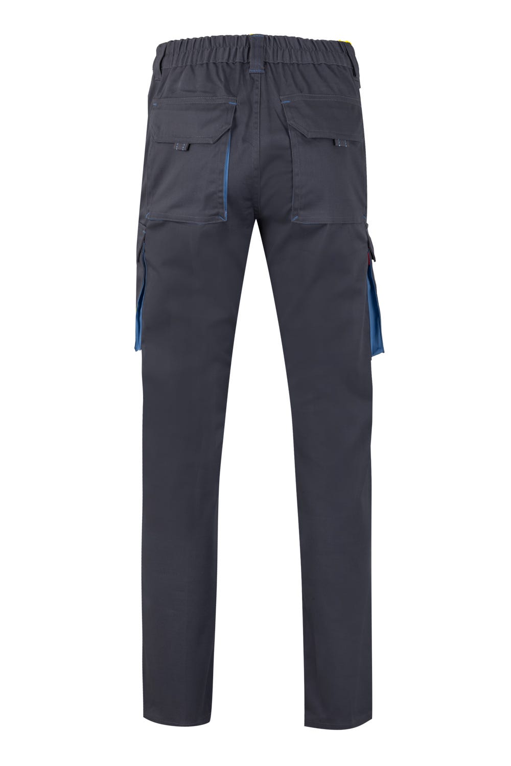 103024S.PANTALÓN STRETCH BICOLOR GRIS/CELESTE 34