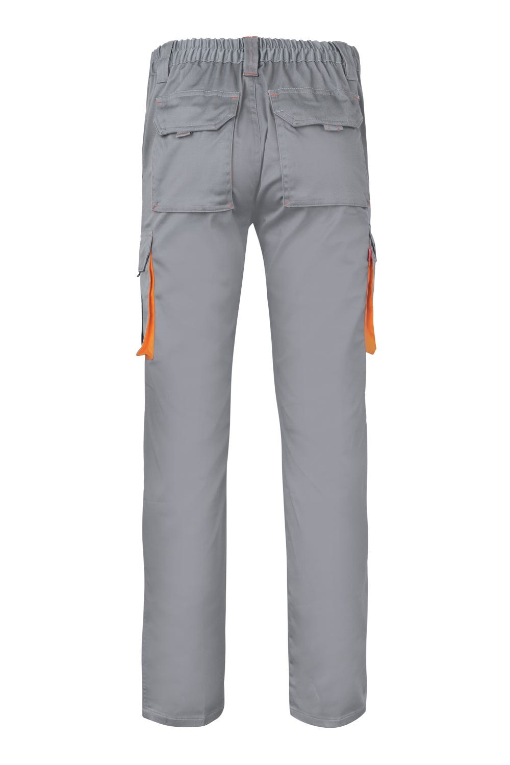 103024S.PANTALÓN STRETCH BICOLOR GRIS/NARANJA 34
