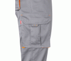 103024S.PANTALÓN STRETCH BICOLOR GRIS/NARANJA 34