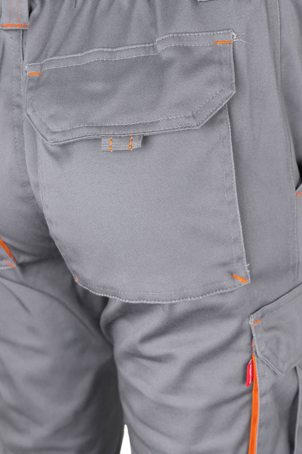 103024S.PANTALÓN STRETCH BICOLOR GRIS/NARANJA 34