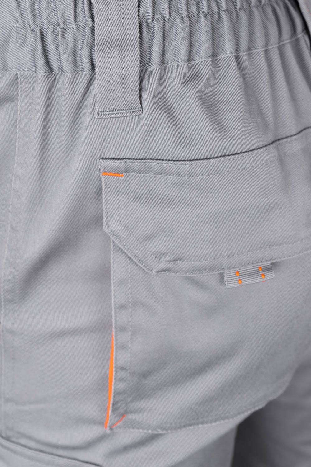 103024S.PANTALÓN STRETCH BICOLOR GRIS/NARANJA 34