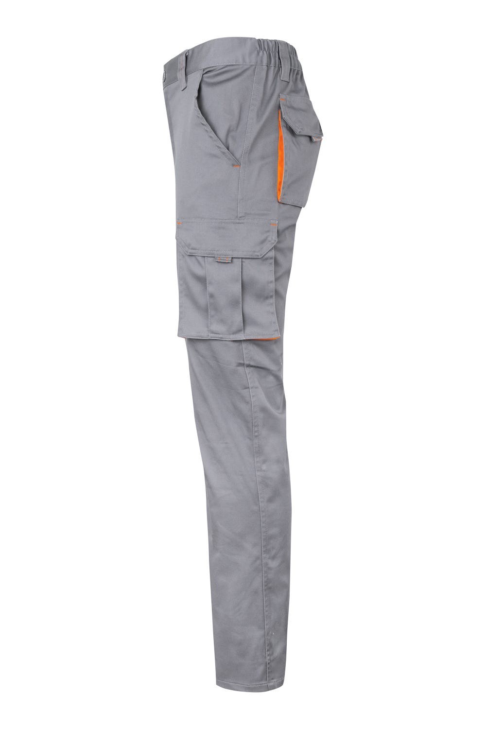 103024S.PANTALÓN STRETCH BICOLOR GRIS/NARANJA 34