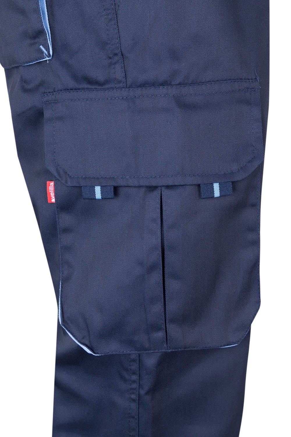 103024S.PANTALÓN STRETCH BICOLOR AZUL NAVY/CELESTE 34