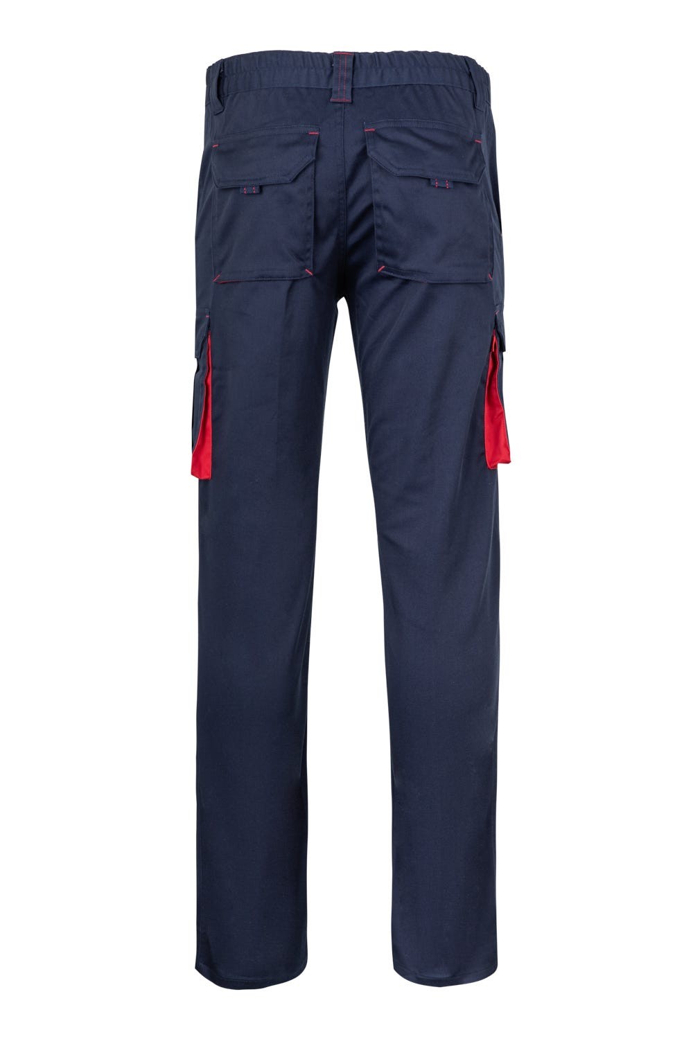 103024S.PANTALÓN STRETCH BICOLOR AZUL NAVY/ROJO 34