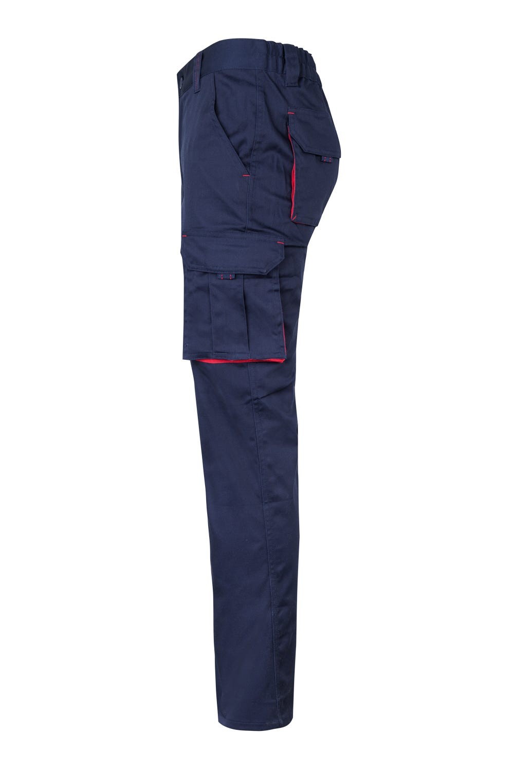 103024S.PANTALÓN STRETCH BICOLOR AZUL NAVY/ROJO 34