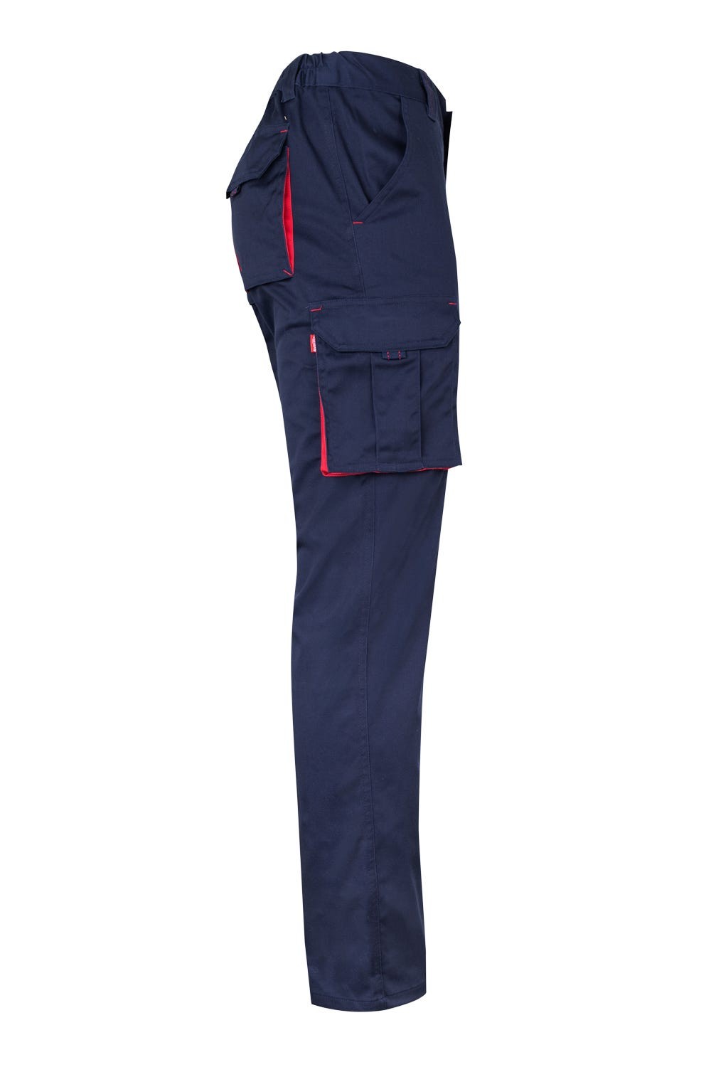 103024S.PANTALÓN STRETCH BICOLOR AZUL NAVY/ROJO 34