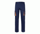 103024S.PANTALÓN STRETCH BICOLOR AZUL NAVY/NARANJA 34
