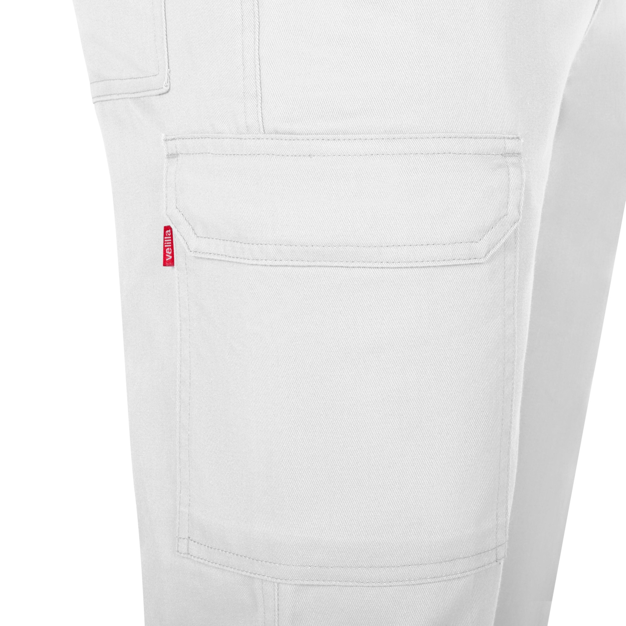 103026.PANTALÓN MULTIBOLSILLOS BLANCO 34