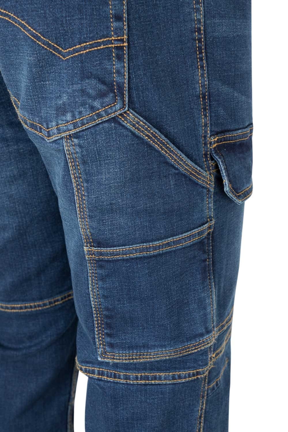 103028S.PANTALÓN DENIM STRETCH DENIM AZUL 2XL