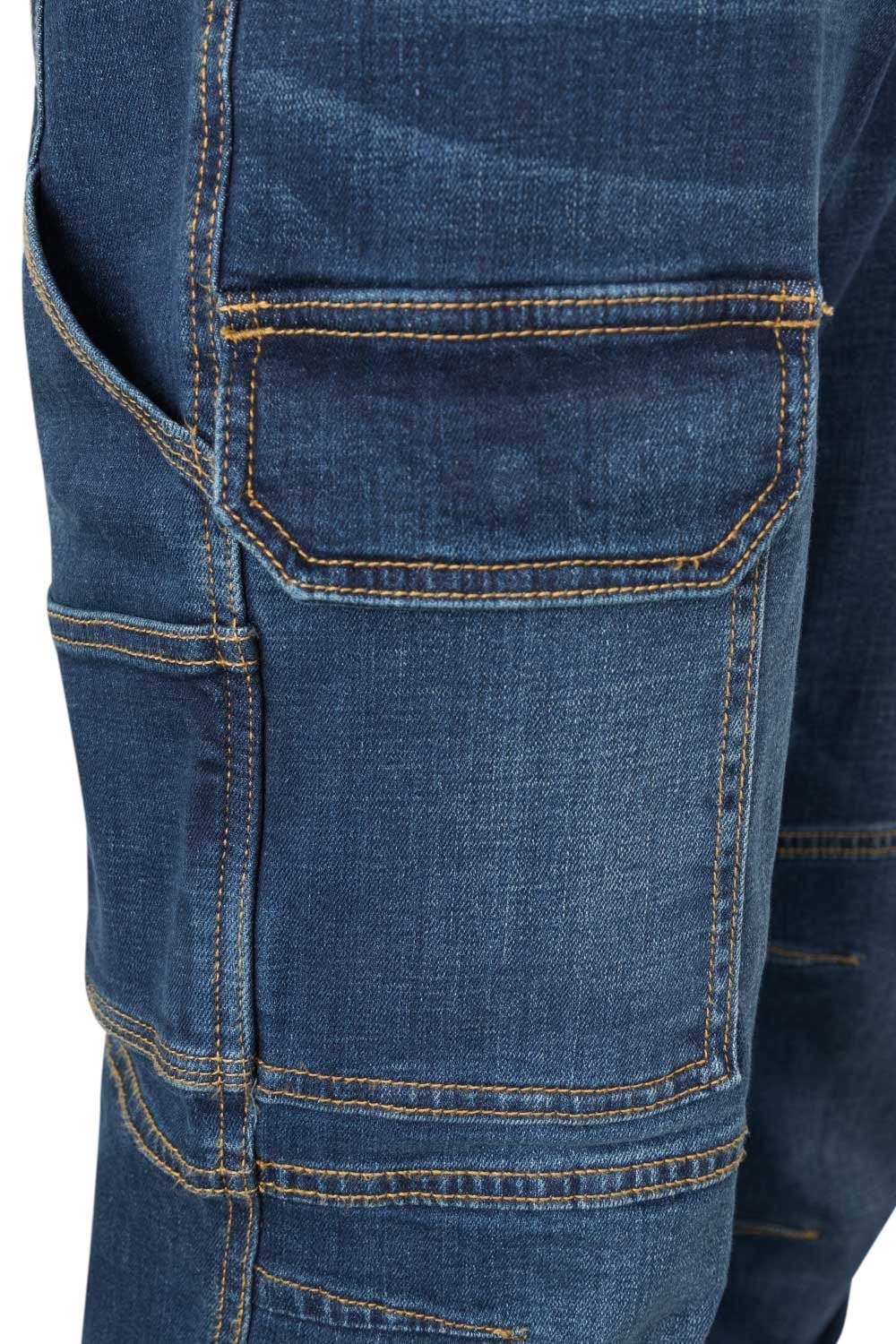 103028S.PANTALÓN DENIM STRETCH DENIM AZUL 2XL