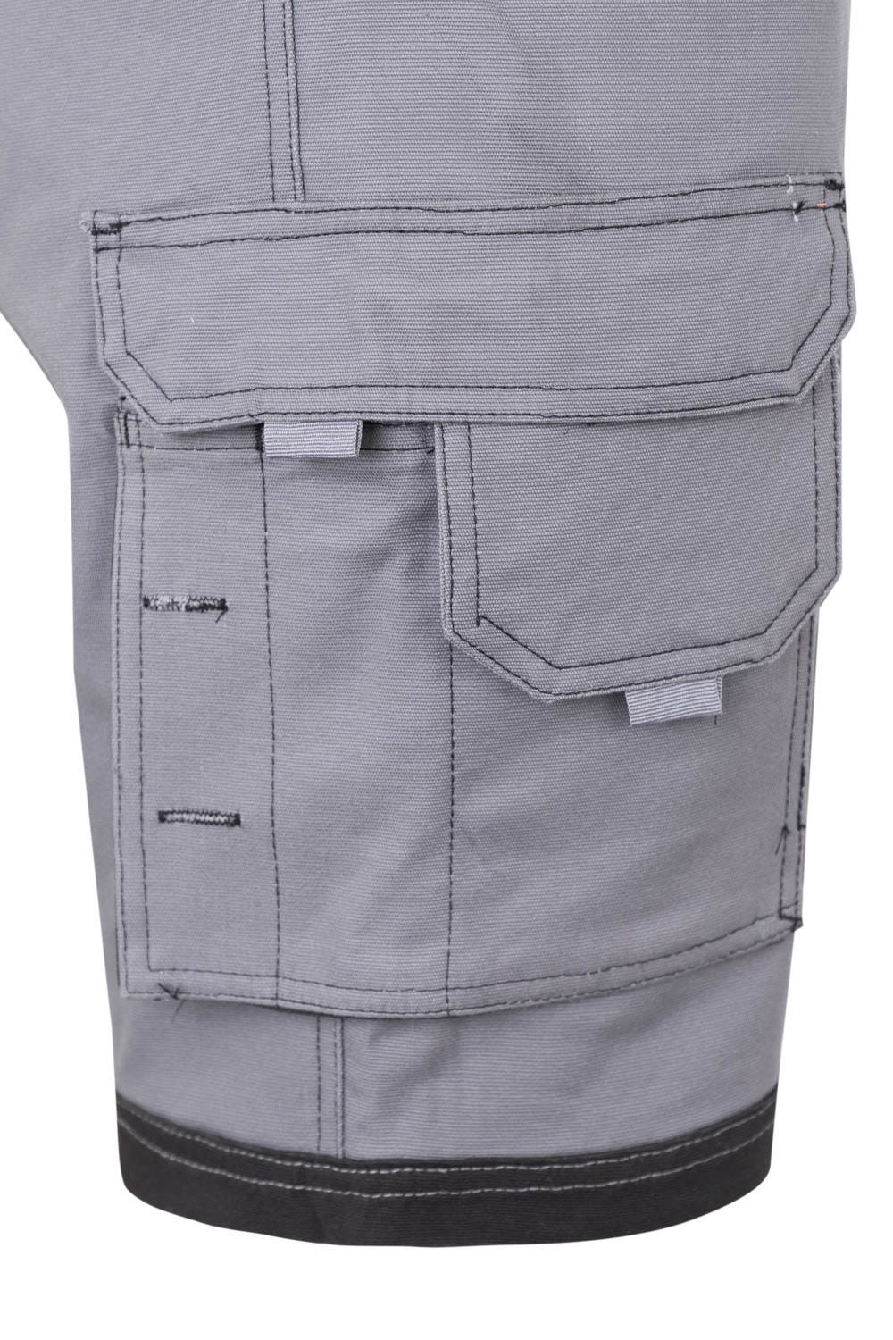 103029S.BERMUDA CANVAS STRETCH GRIS/NEGRO 2XL