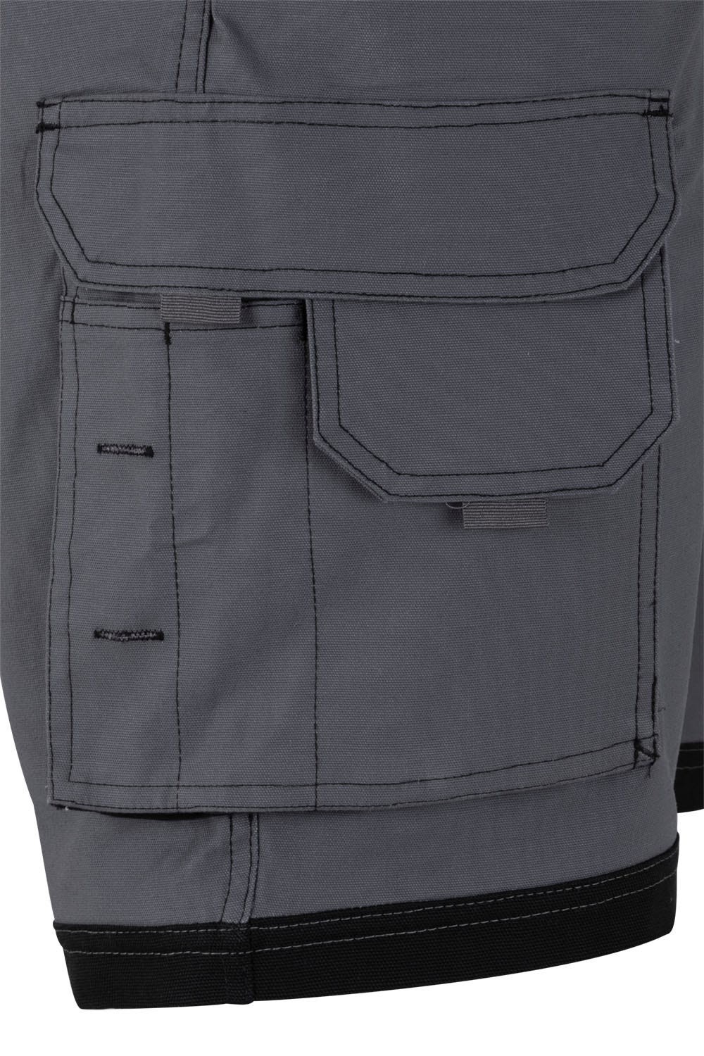 103029S.BERMUDA CANVAS STRETCH GRIS/NEGRO 2XL