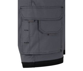 103029S.BERMUDA CANVAS STRETCH GRIS/NEGRO 2XL