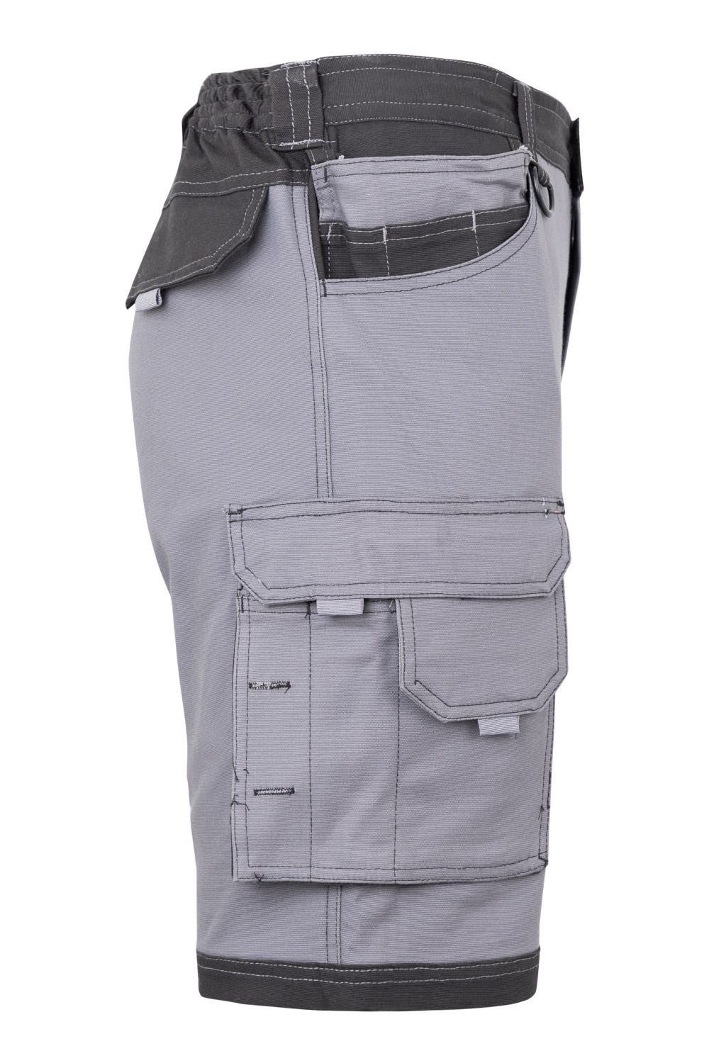 103029S.BERMUDA CANVAS STRETCH GRIS/NEGRO 2XL