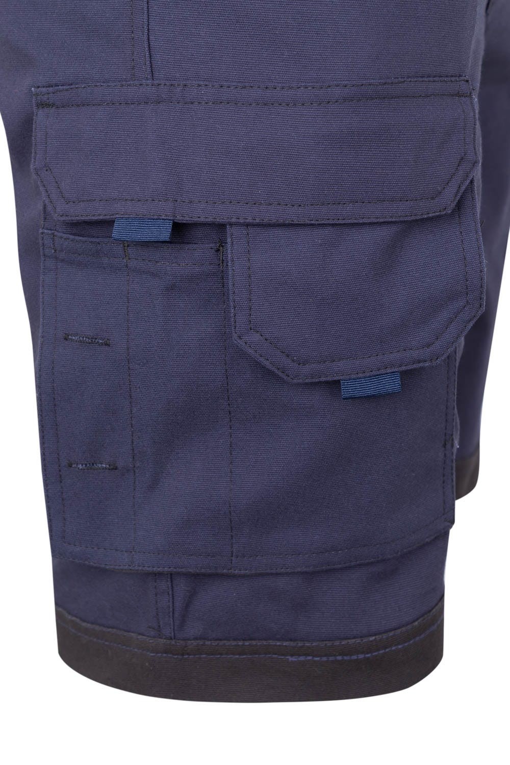 103029S.BERMUDA CANVAS STRETCH AZUL NAVY/NEGRO 2XL