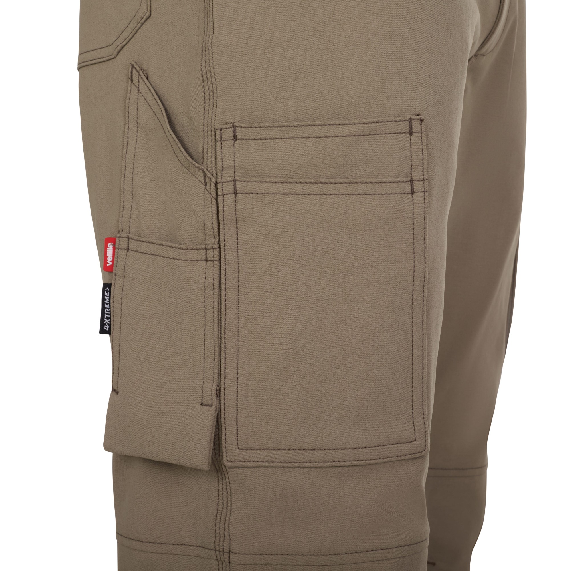 103030X.PANTALÓN 4-XTREME MULTIBOLSILL BEIGE ARENA S