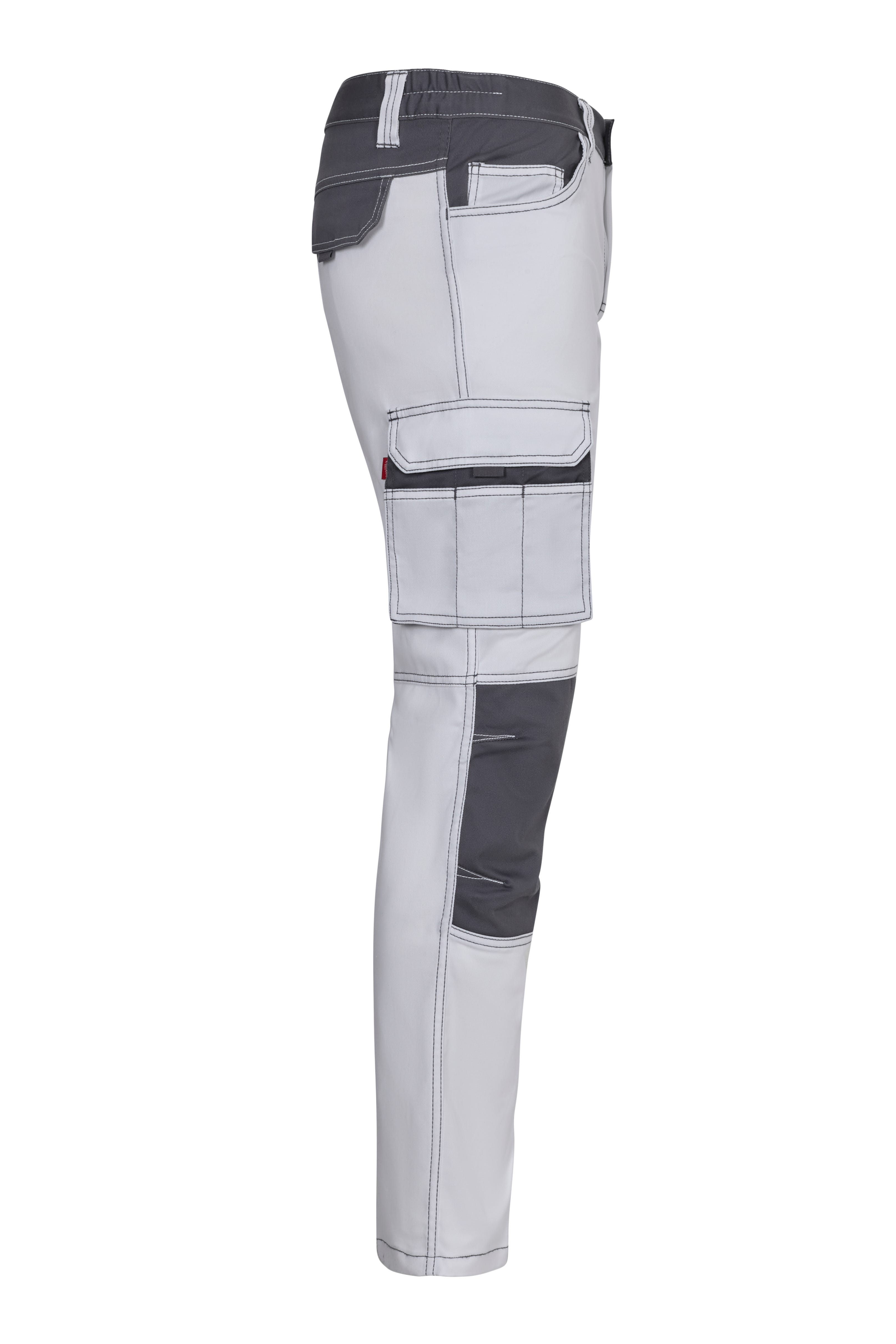 103031S.PANTALÓN STRETCH BICOLOR BLANCO/GRIS 34