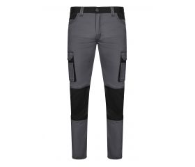 103031S.PANTALÓN STRETCH BICOLOR GRIS/NEGRO 54
