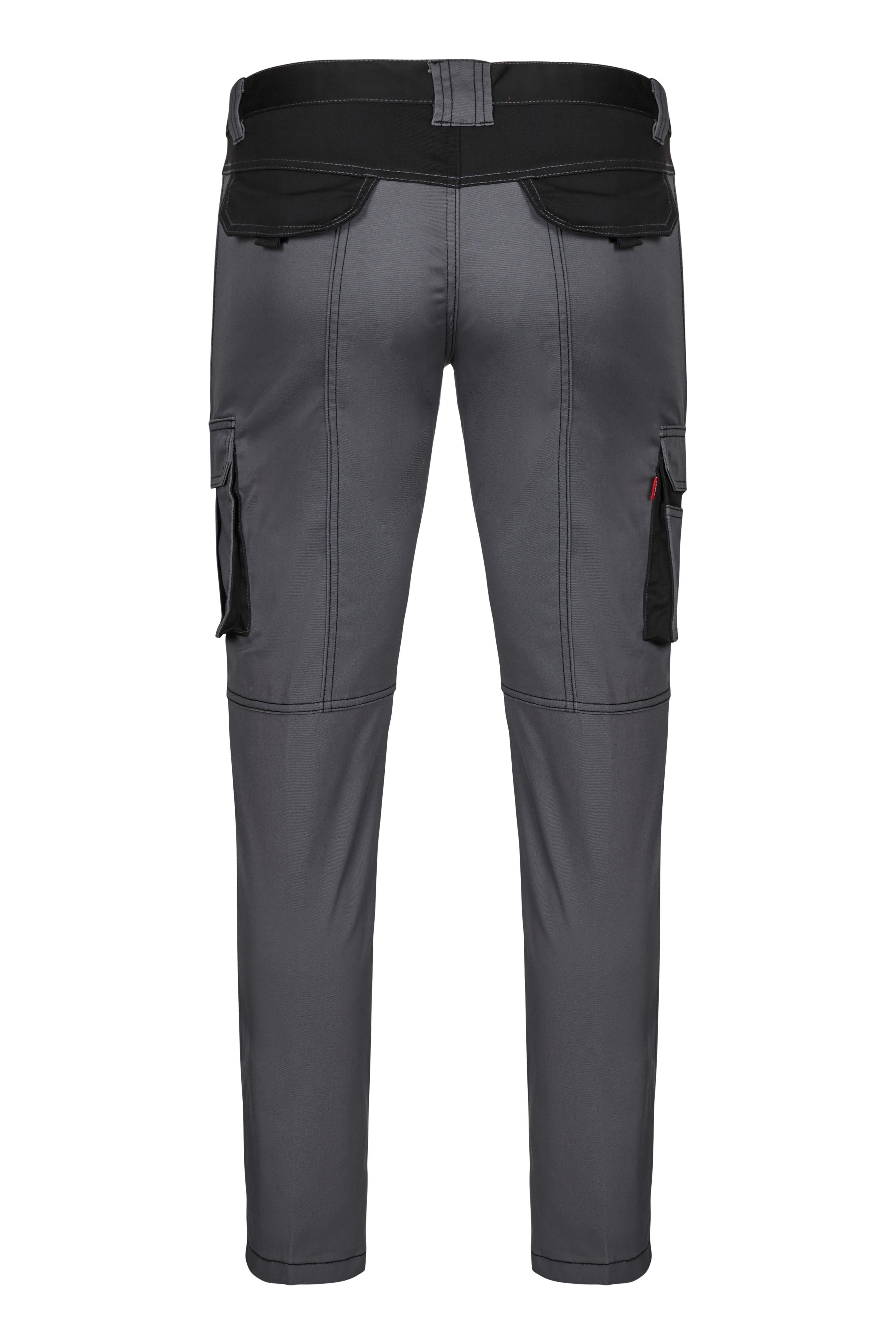 103031S.PANTALÓN STRETCH BICOLOR GRIS/NEGRO 34