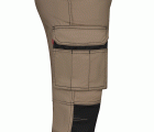 103031S.PANTALÓN STRETCH BICOLOR BEIGE ARENA/NEGRO 34