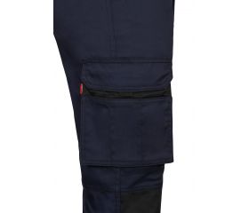 103031S.PANTALÓN STRETCH BICOLOR AZUL NAVY/NEGRO 54