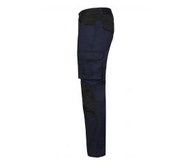 103031S.PANTALÓN STRETCH BICOLOR AZUL NAVY/NEGRO 54