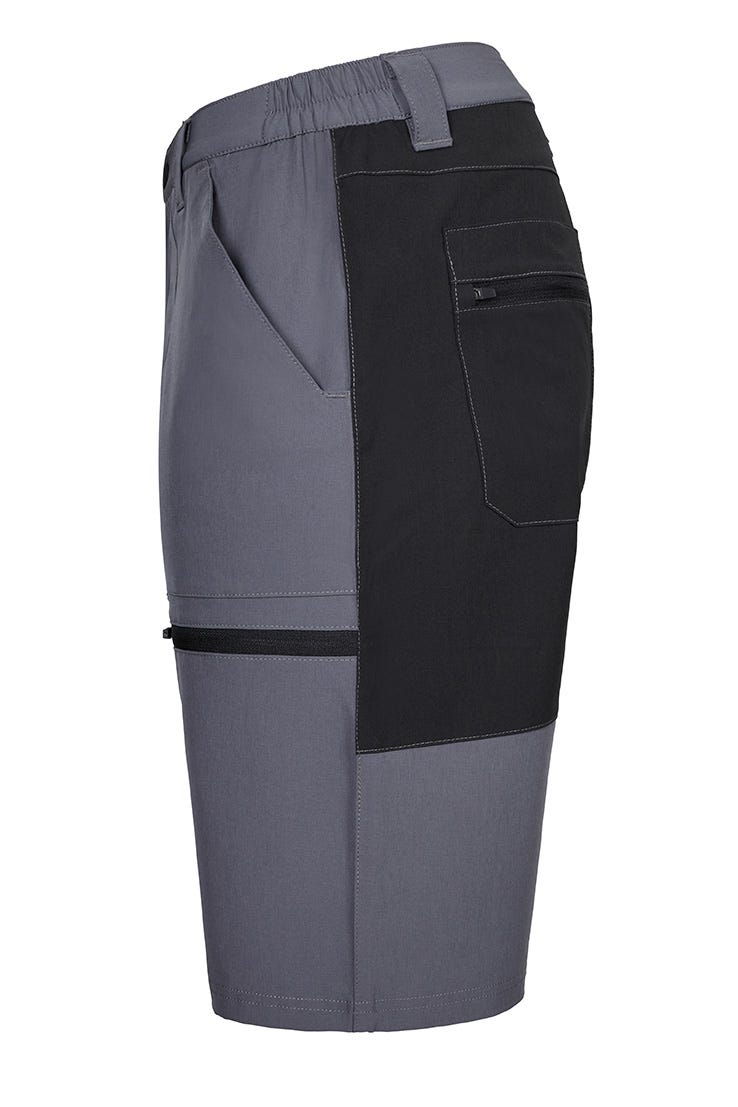 103032S.BERMUDA TREKKING STRETCH GRIS/NEGRO S