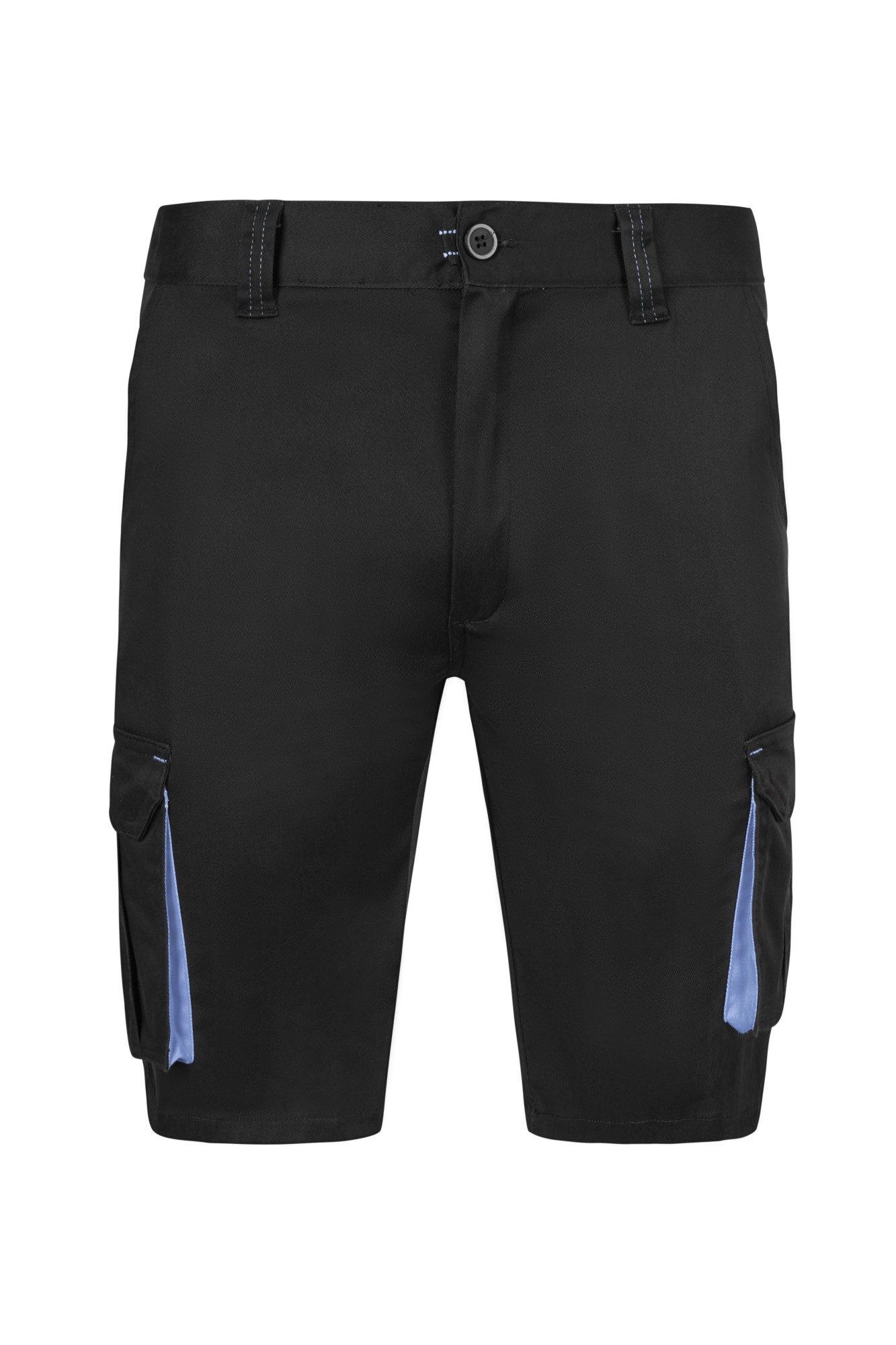 103034S.BERMUDA STRETCH BICOLOR NEGRO/CELESTE 34