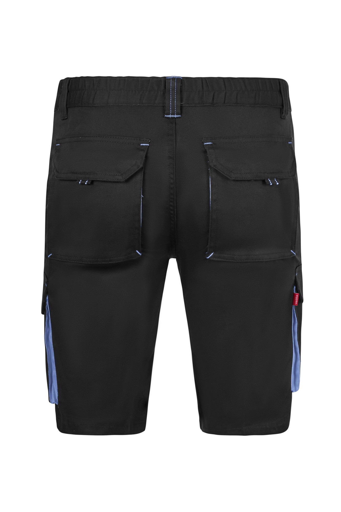 103034S.BERMUDA STRETCH BICOLOR NEGRO/CELESTE 34