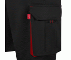 103034S.BERMUDA STRETCH BICOLOR NEGRO/ROJO 34
