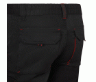 103034S.BERMUDA STRETCH BICOLOR NEGRO/ROJO 34